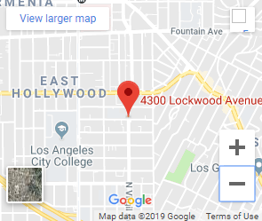 Google map of 3400 lockwood avenue east hollywood